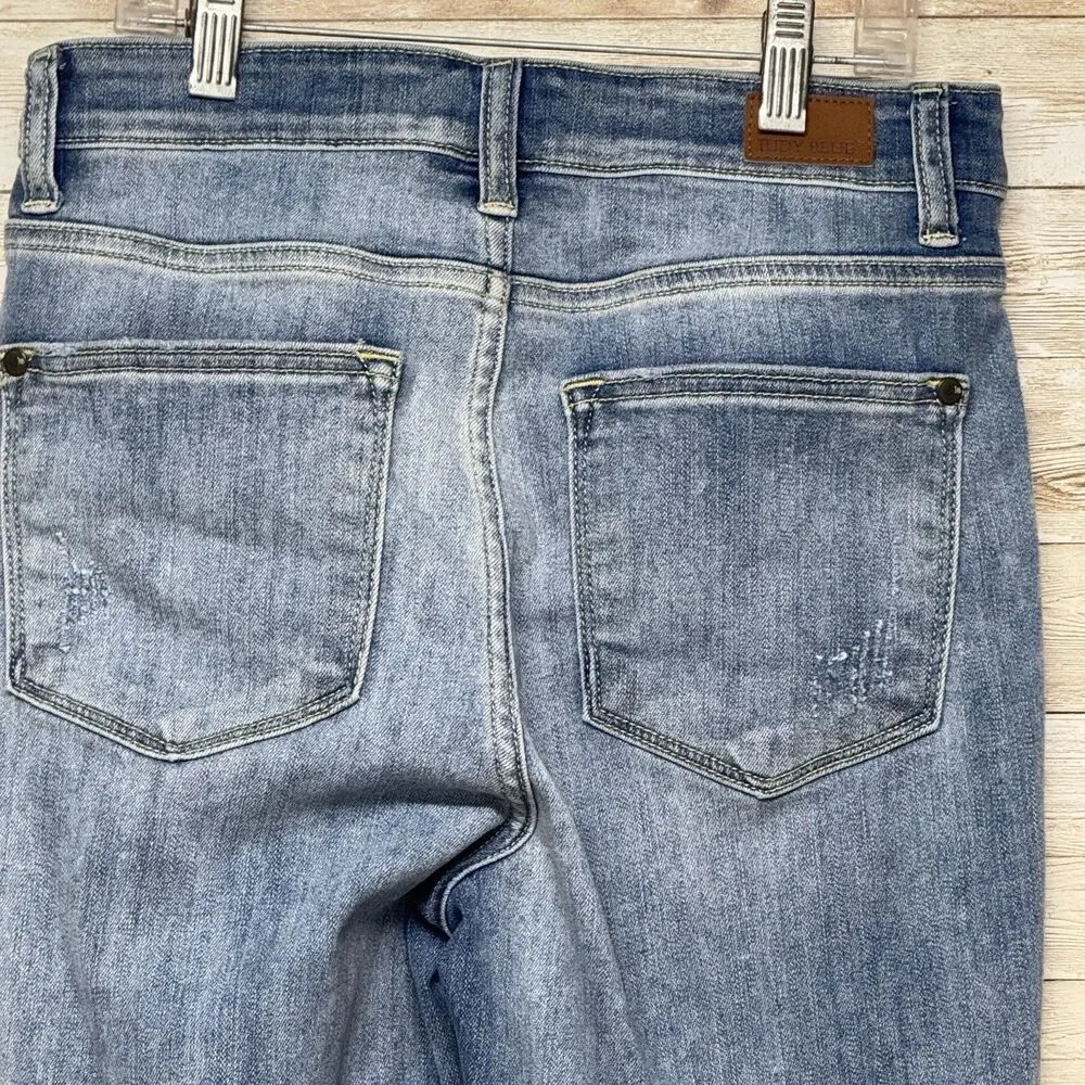 Judy Blue Jeans Womens 3/26 Light Wash Relaxed Fit Stretch Denim JB82336LT